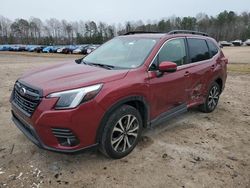 Salvage cars for sale from Copart Charles City, VA: 2022 Subaru Forester Limited