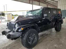 Jeep salvage cars for sale: 2017 Jeep Wrangler Unlimited Sahara