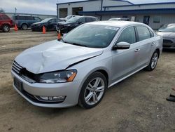 Volkswagen salvage cars for sale: 2013 Volkswagen Passat SEL