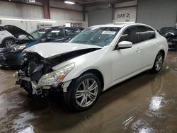 Salvage cars for sale from Copart Elgin, IL: 2012 Infiniti G37