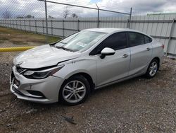 Salvage cars for sale at Houston, TX auction: 2016 Chevrolet Cruze LT