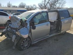 Salvage cars for sale from Copart Wichita, KS: 2020 Toyota Sienna XLE