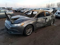 Salvage cars for sale at Greenwood, NE auction: 2017 Ford Fusion SE