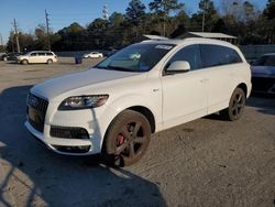 Salvage cars for sale at Savannah, GA auction: 2014 Audi Q7 Prestige