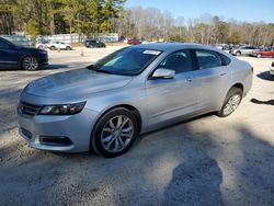 Vehiculos salvage en venta de Copart Knightdale, NC: 2017 Chevrolet Impala LT