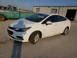 Salvage cars for sale at Kansas City, KS auction: 2018 Chevrolet Cruze LT