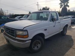 Salvage cars for sale from Copart San Martin, CA: 1995 Ford F150