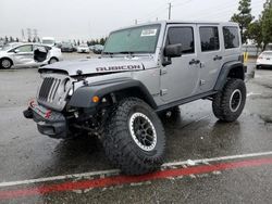 Salvage cars for sale from Copart Rancho Cucamonga, CA: 2015 Jeep Wrangler Unlimited Rubicon