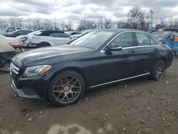 Salvage cars for sale from Copart Baltimore, MD: 2015 Mercedes-Benz C 300 4matic