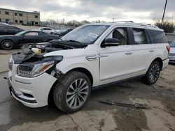 Lincoln Navigator salvage cars for sale: 2018 Lincoln Navigator Select