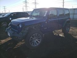 Salvage cars for sale from Copart Elgin, IL: 2019 Jeep Wrangler Unlimited Sport