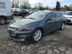 Salvage cars for sale at Portland, OR auction: 2017 Chevrolet Malibu LT