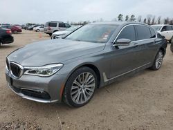 Salvage cars for sale at Houston, TX auction: 2016 BMW 750 XI