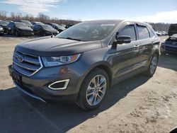 Salvage cars for sale at Cahokia Heights, IL auction: 2016 Ford Edge Titanium