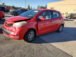 Toyota Yaris salvage cars for sale: 2012 Toyota Yaris