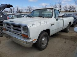 Salvage cars for sale at Cahokia Heights, IL auction: 1990 Dodge D-SERIES D150