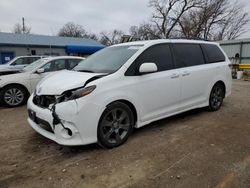 Toyota Sienna salvage cars for sale: 2015 Toyota Sienna Sport