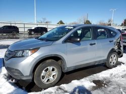 Honda CR-V LX salvage cars for sale: 2012 Honda CR-V LX