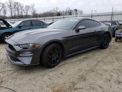 Salvage cars for sale at Spartanburg, SC auction: 2019 Ford Mustang