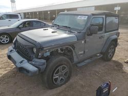 Jeep Wrangler salvage cars for sale: 2020 Jeep Wrangler Sport