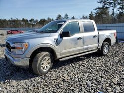 Salvage cars for sale at Windham, ME auction: 2021 Ford F150 Supercrew