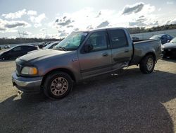 Salvage cars for sale at Anderson, CA auction: 2002 Ford F150 Supercrew