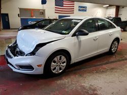 Salvage cars for sale at Angola, NY auction: 2016 Chevrolet Cruze Limited LS