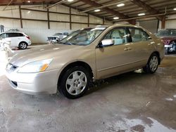 Honda Accord LX salvage cars for sale: 2005 Honda Accord LX