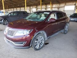 Salvage cars for sale at Phoenix, AZ auction: 2017 Lincoln MKX Reserve