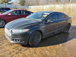 Salvage cars for sale at Davison, MI auction: 2015 Ford Fusion Titanium