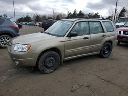 Salvage cars for sale from Copart Denver, CO: 2008 Subaru Forester 2.5X