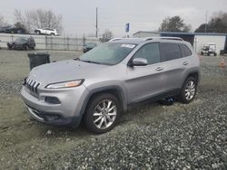 Salvage cars for sale at Mebane, NC auction: 2014 Jeep Cherokee Limited