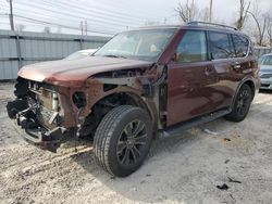 Salvage cars for sale from Copart Louisville, KY: 2018 Nissan Armada Platinum