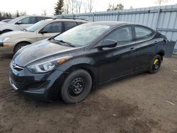 Salvage cars for sale from Copart Bowmanville, ON: 2016 Hyundai Elantra SE