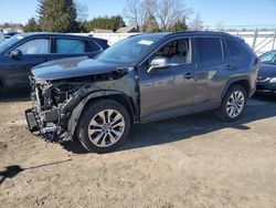 Toyota Rav4 salvage cars for sale: 2019 Toyota Rav4 XLE Premium