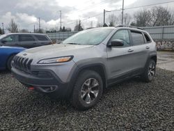 Jeep salvage cars for sale: 2016 Jeep Cherokee Trailhawk