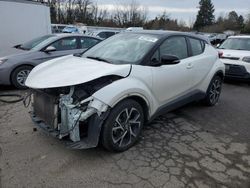 Toyota C-HR XLE salvage cars for sale: 2019 Toyota C-HR XLE