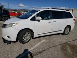 Salvage cars for sale from Copart Van Nuys, CA: 2013 Toyota Sienna XLE