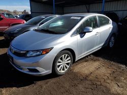 Vehiculos salvage en venta de Copart Colorado Springs, CO: 2012 Honda Civic EX