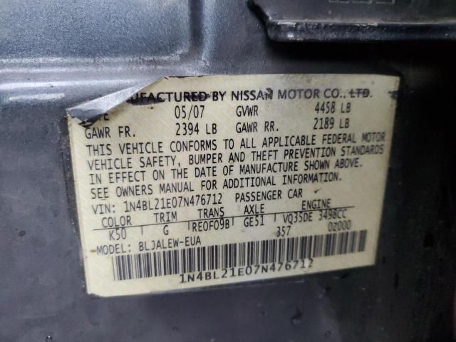 2007 Nissan Altima 3.5SE