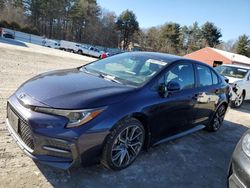 Salvage cars for sale at Mendon, MA auction: 2022 Toyota Corolla SE