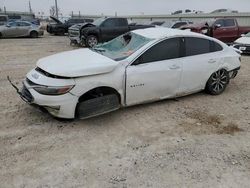 Salvage cars for sale at Temple, TX auction: 2022 Chevrolet Malibu RS