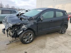 Ford Ecosport S salvage cars for sale: 2018 Ford Ecosport S