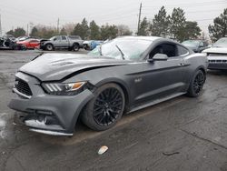 Salvage cars for sale from Copart Denver, CO: 2016 Ford Mustang GT
