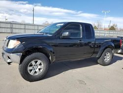 Salvage cars for sale from Copart Littleton, CO: 2005 Nissan Frontier King Cab LE