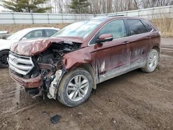 Vehiculos salvage en venta de Copart Davison, MI: 2015 Ford Edge SEL