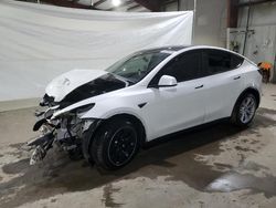 Salvage cars for sale at North Billerica, MA auction: 2021 Tesla Model Y