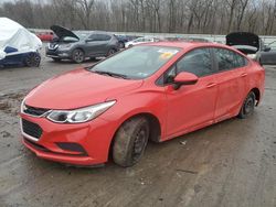 Chevrolet Cruze LS salvage cars for sale: 2017 Chevrolet Cruze LS