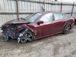 Honda salvage cars for sale: 2016 Honda Accord Sport