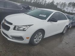 Chevrolet Cruze LS salvage cars for sale: 2015 Chevrolet Cruze LS